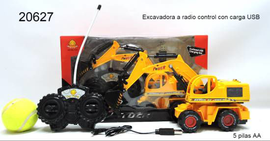 Imagen de EXCAVADORA A RADIO CONTROL CARGA USB 10.25